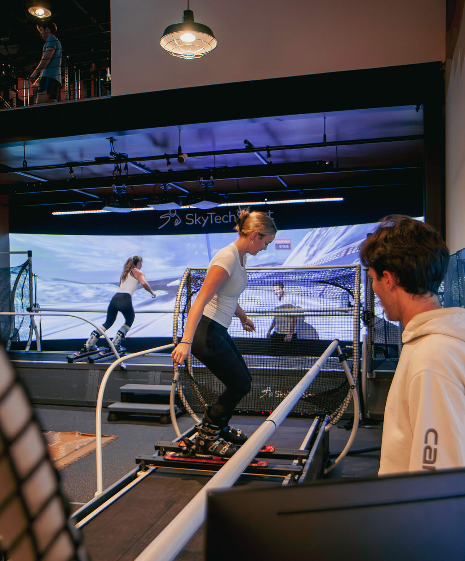 Indoor ski training at Home Mountain